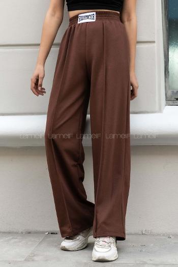 Lamelif Balance Armalı Çımalı Eşofman Acı kahve