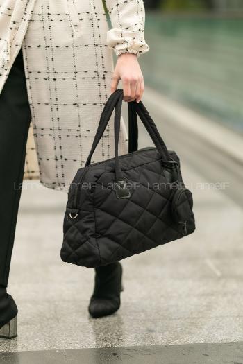 Black With Suspenders Kumas Hand Bag Bag