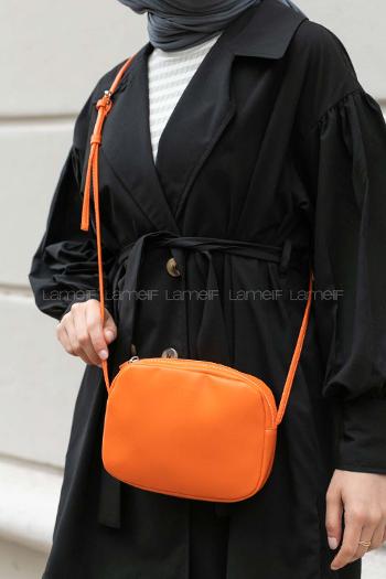 Lamelif Mini Urban Çapraz Askılı Çanta Turuncu