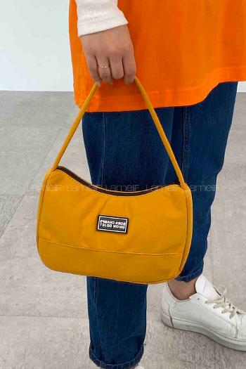 Lamelif Baguette El Ve Omuz Çanta Sarı