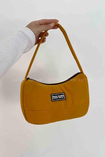 Lamelif Baguette El Ve Omuz Çanta Sarı