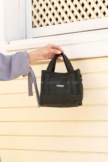 Lamelif Kanvas Mini Kadın Çanta Haki