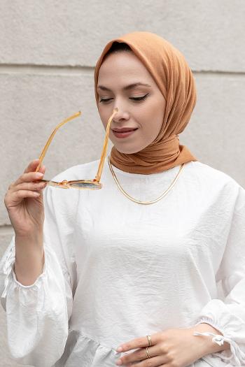 Modalamelif Keten Eşarp Hardal Sarısı