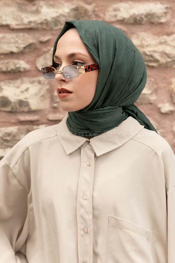 Lamelif Bambu Şal Yaprak Yeşili