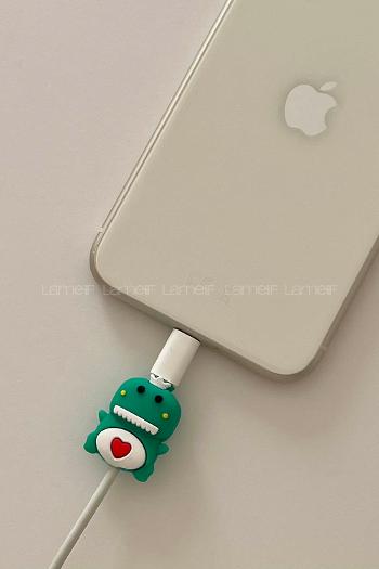 Lamelif Yeşil Sevimli Canavar Kablo Koruyucu