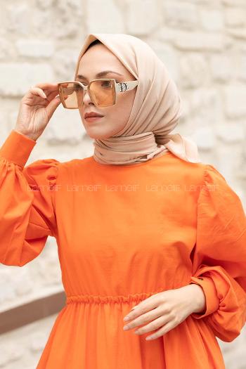 Lamelif Keten Eşarp Bej