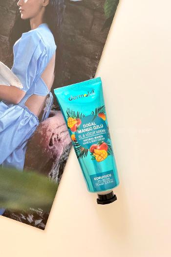 Lamelif Dermokil Doğal Mango Özlü El Vücut Kremi