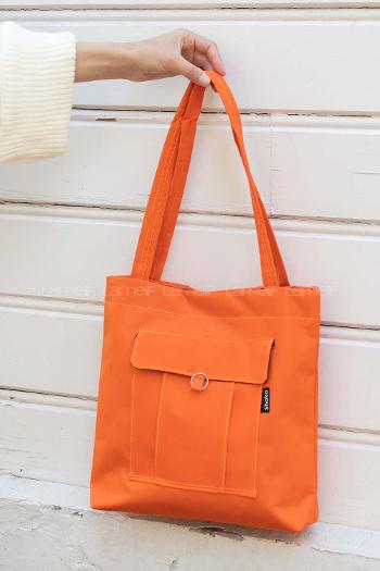 Orange Without Accessories Rope Hand Bag Bag