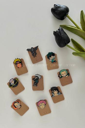 Lamelif Anime Karakter Kakaşhi Demir Broş