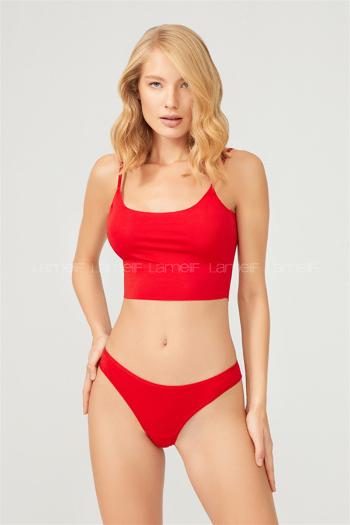 Red Cotton Fabric Scanties
