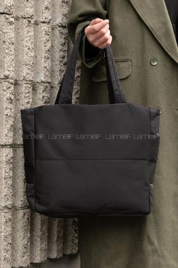 Black Without Accessories Rope Hand Bag Bag