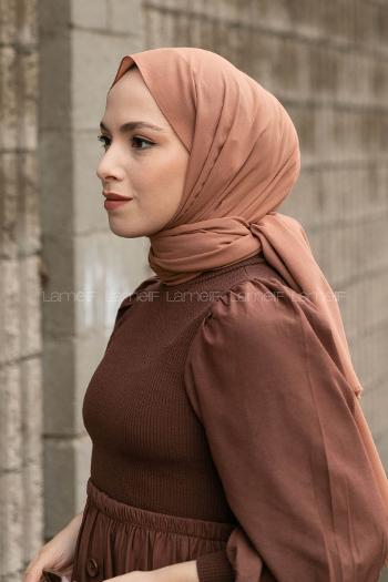 Lamelif Fındık Keten Şal