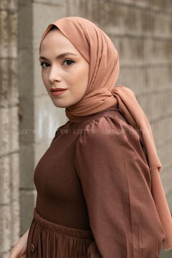 Lamelif Fındık Keten Şal