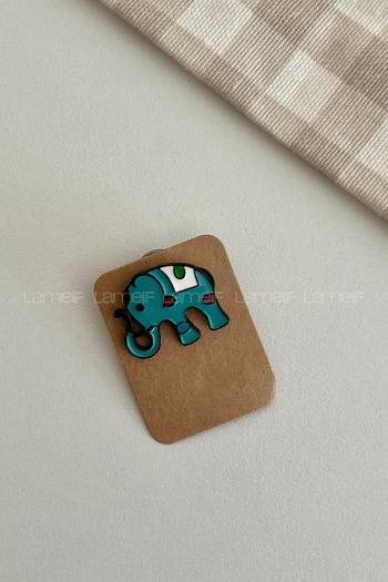 Lamelif Sevimli Fil Demir Broş