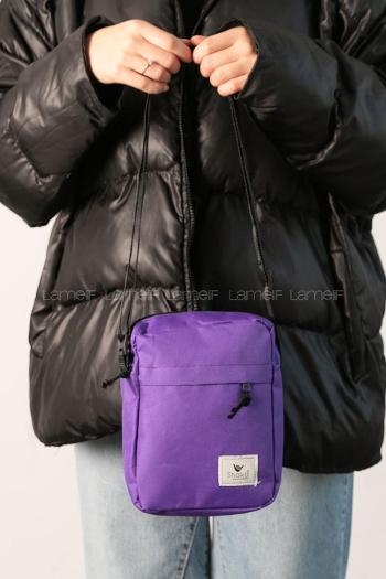 Purble Without Accessories Rope Hand Bag Bag