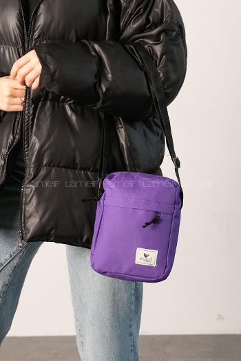 Purble Without Accessories Rope Hand Bag Bag