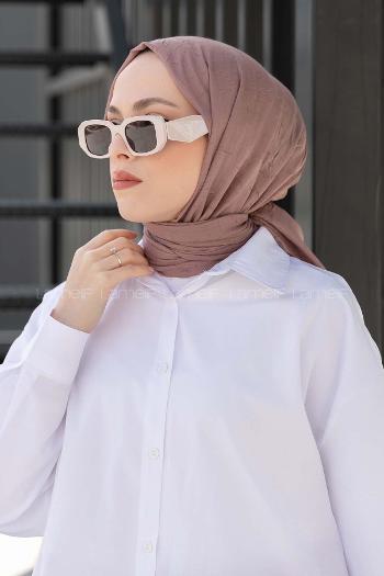 Pastel Green Cotton Fabric Straight Shawl