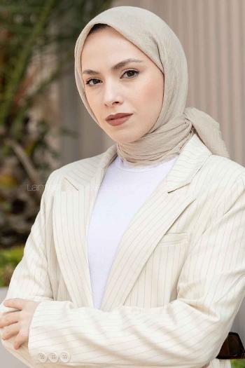 Lamelif Bürümcük Eşarp Bej