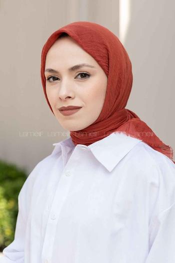 Lamelif Bürümcük Eşarp Kiremit