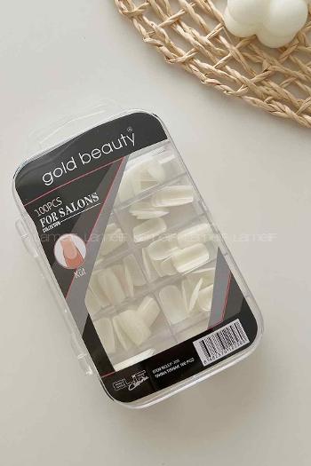 Off White Artificial Nails