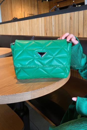 Green With Suspenders Skin Hand Bag Bag