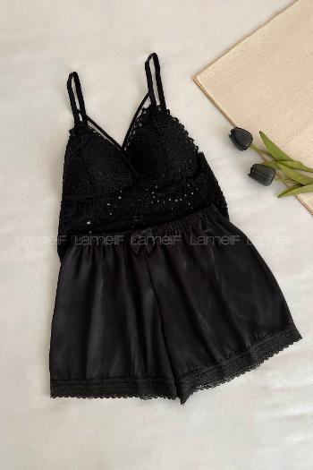 Lamelif Dantelli Bralet Takım Desteksiz