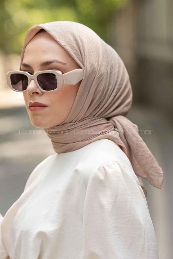 Mink Cotton Fabric Straight Scarf