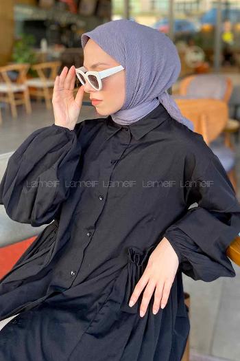 Lamelif Bürümcük Eşarp Füme