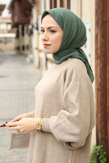 Leave Of Daphne Cotton Fabric Straight Scarf