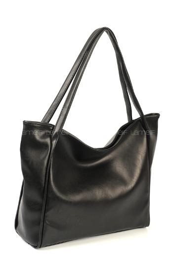 Black Buckle Skin Hand Bag Bag