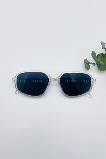 Lamelif Asia Şeffaf Çerçeve Siyah Güneş Gözlüğü