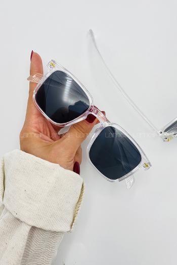 Lamelif Hemnes Şeffaf Çerçeve Siyah Güneş Gözlüğü