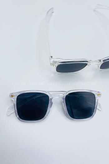 Lamelif Hemnes Şeffaf Çerçeve Siyah Güneş Gözlüğü