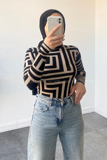 Beige Crew Neck Body