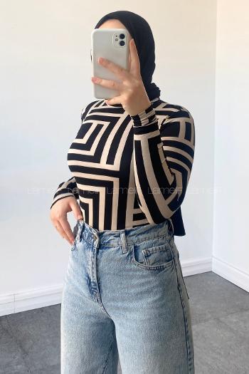 Beige Crew Neck Body