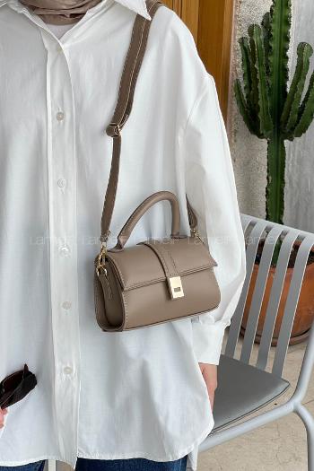 Soft Brown With Suspenders Skin Hand Bag Bag