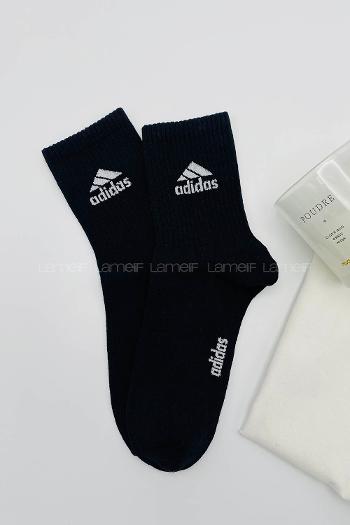 Lamelif Spor Kolej Çorap Siyah