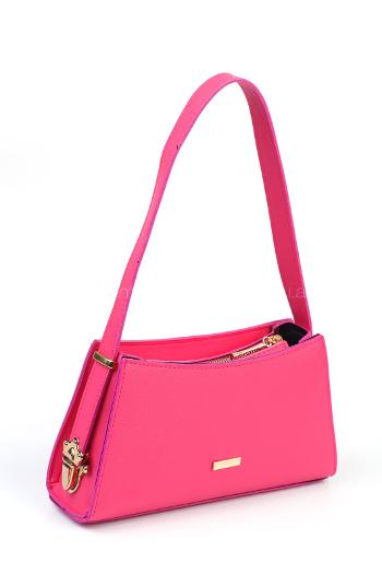 Lamelif Toka Detaylı Baget Kadın Çanta Fuşya