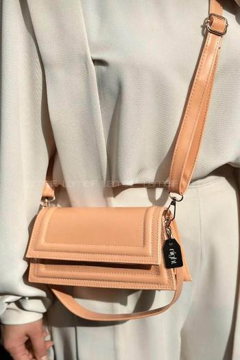 Lamelif Mini Julia Model Kadın El Ve Omuz Çantası Portakal Sarısı