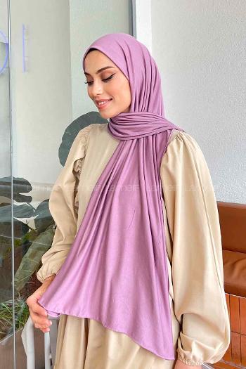 Lamelif Lila Penye Şal