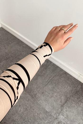 Cream Turtle Neck Long Arm Body