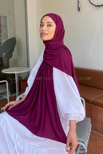 Lamelif Açık Mor Penye Şal