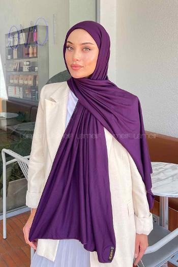 Lamelif Mor Penye Şal