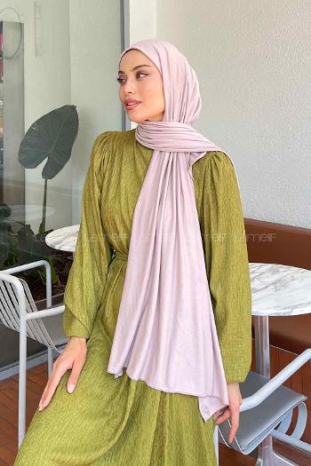 Mink Pomegranate Combed Fabric Straight Shawl
