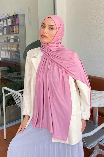 Lamelif Penye Şal Koyu Pudra