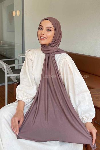 Lamelif Penye Şal Tozlu Kahve