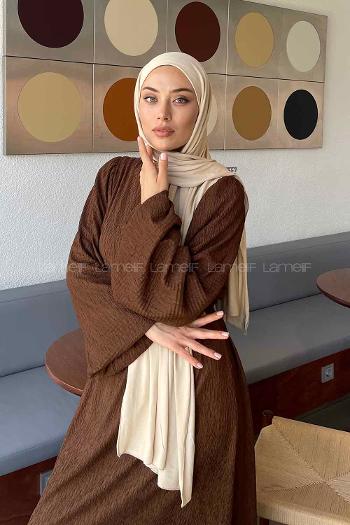 Modalamelif Açık Bej Penye Şal