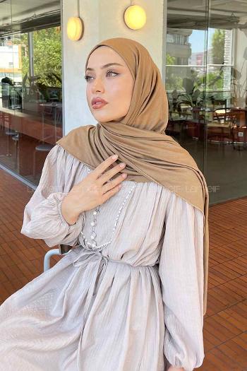 Lamelif Penye Şal Karamel