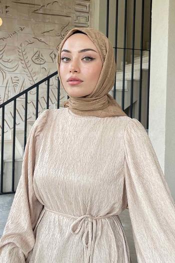 Lamelif Bambu Eşarp Karamel