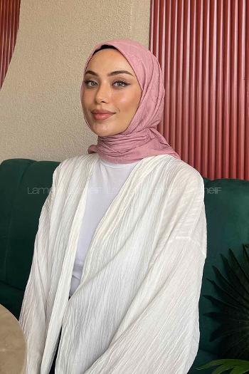 Lamelif Bambu Eşarp Pudra